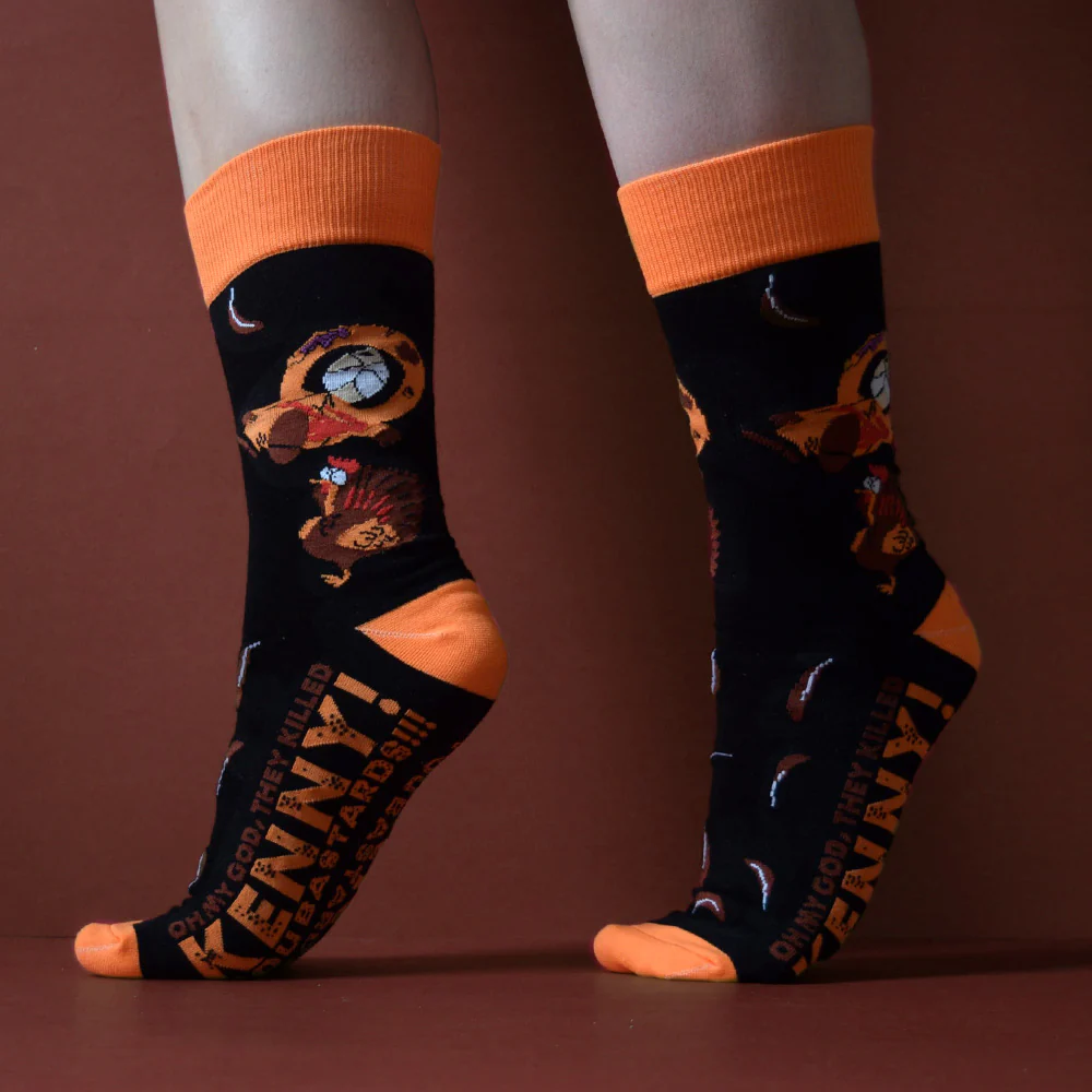 South Park Oh My God They Killed Kenny Crew Socks - Image 3
