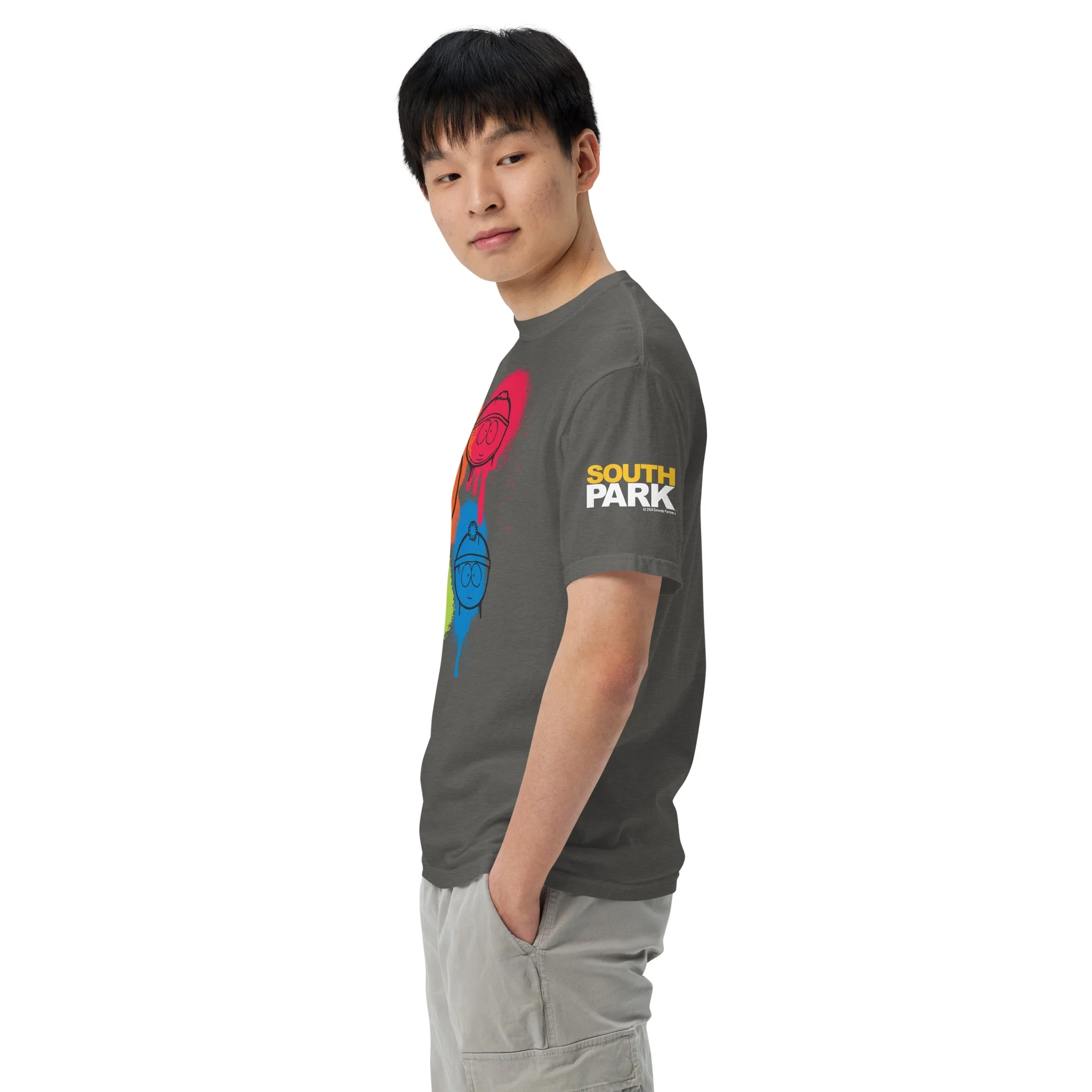 South Park Spray Paint Comfort Colors T-Shirt - Image 4